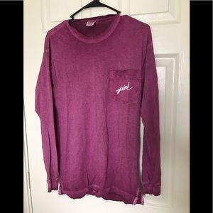 pink long sleeve